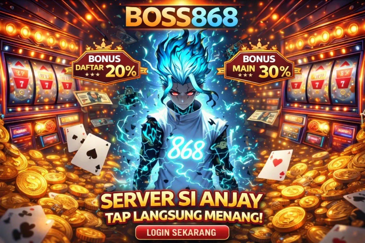 Galeri foto Boss868 : Provider Gaming Pakai Grafik Visual Paling Estetik di Jakarta